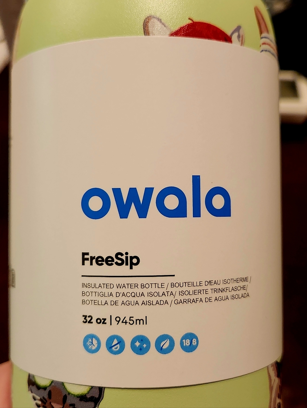 New OWALA Cat Collage 32 oz. Water Bottle - Picture 3 of 16